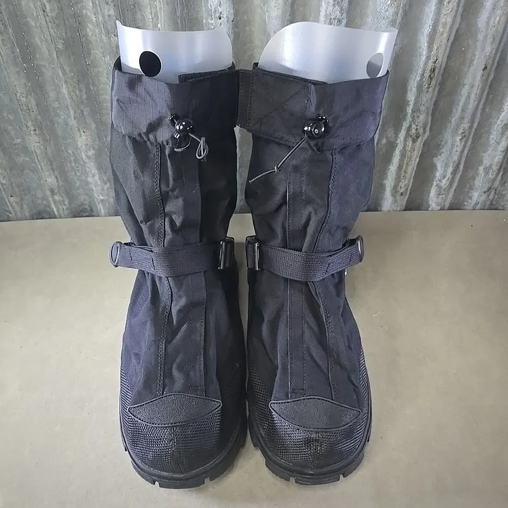 Neos Voyager Glacier Trek Cleats Overshoes Black Waterproof Sz XXL (US13.5-15)